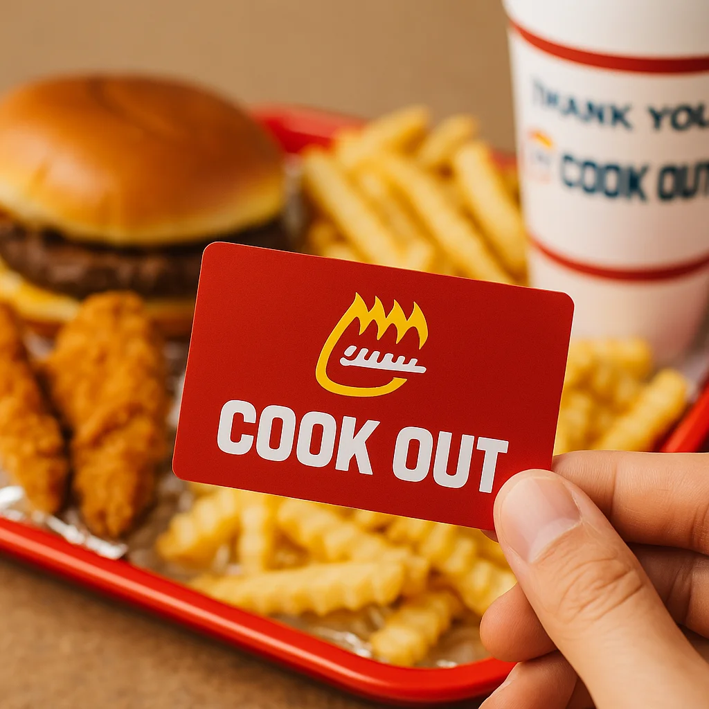 Cookout gift card price