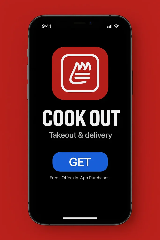 Order from cookout app