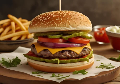 Out West Style Burger