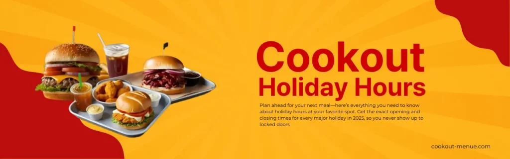 Cookout Holiday Hours