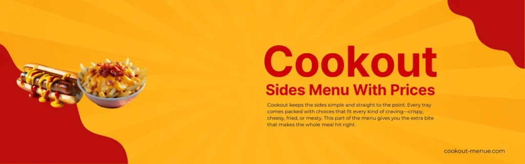 Cookout Sides Menu with prices