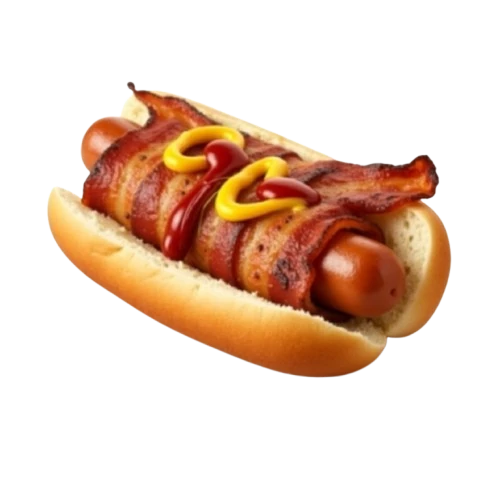 Bacon Wrap Hot Dog