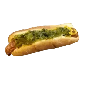 Mustard Relish Hot Dog